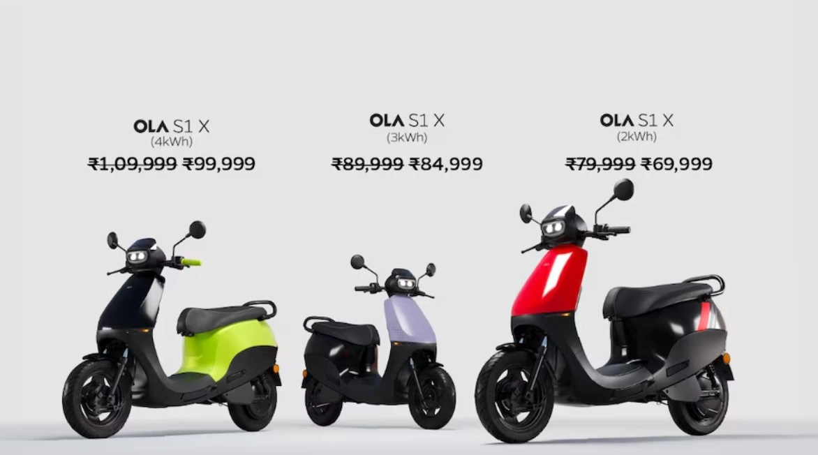 Ola Electric launches Ola S1 X Electric Scooter at a Starting Price of Rs. 69,999