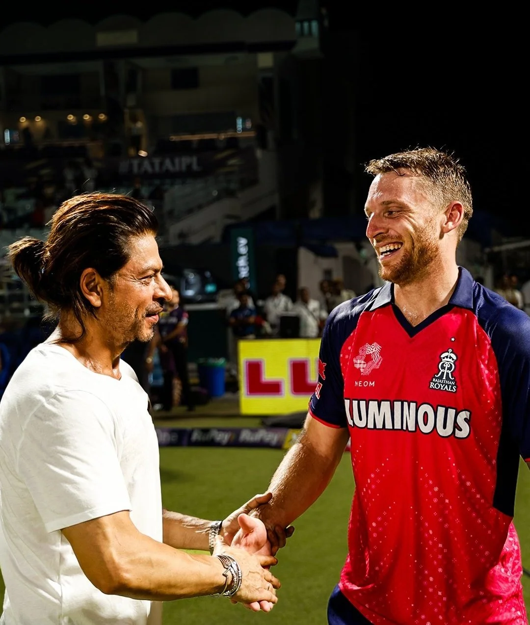 SRK with Buttler after KKR vs RR Match in IPL 2024