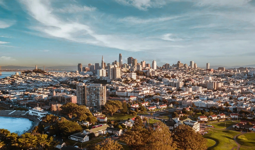 The Bay Area - which includes San Francisco and Silicon Valley