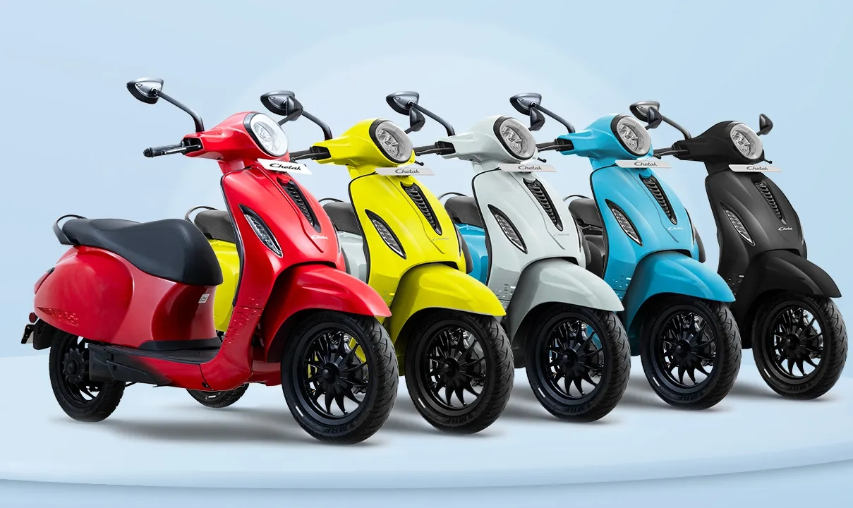 Bajaj Chetak 2901 Launched in India - Color Options