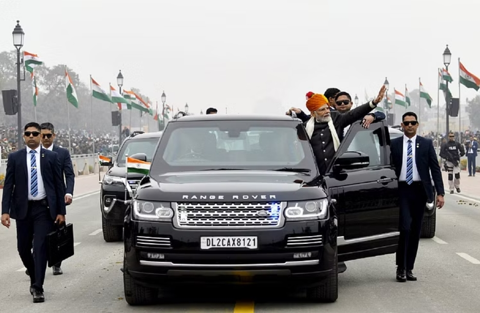 PM Modi Range Rover