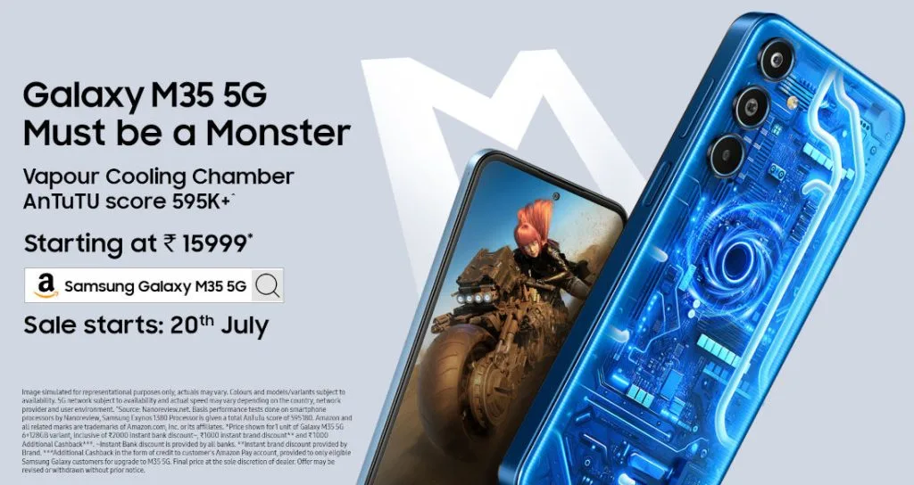 Samsung Galaxy M35 5G Price in India and Launch Offers