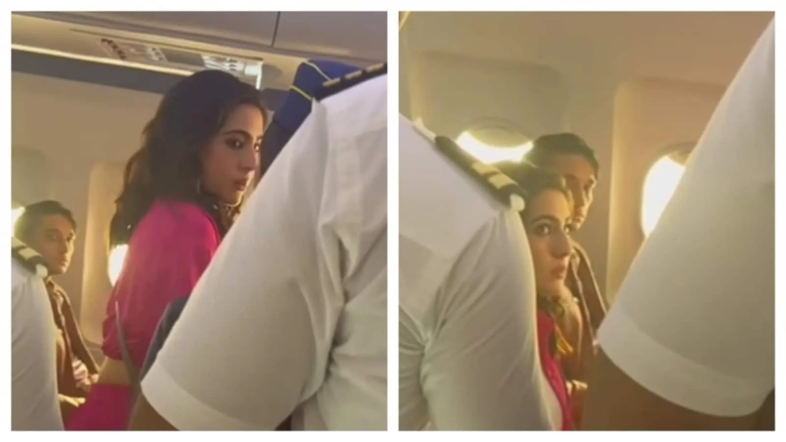 air-hostess-spilled-juice-on-sara-ali-khan-expensive-dress -1