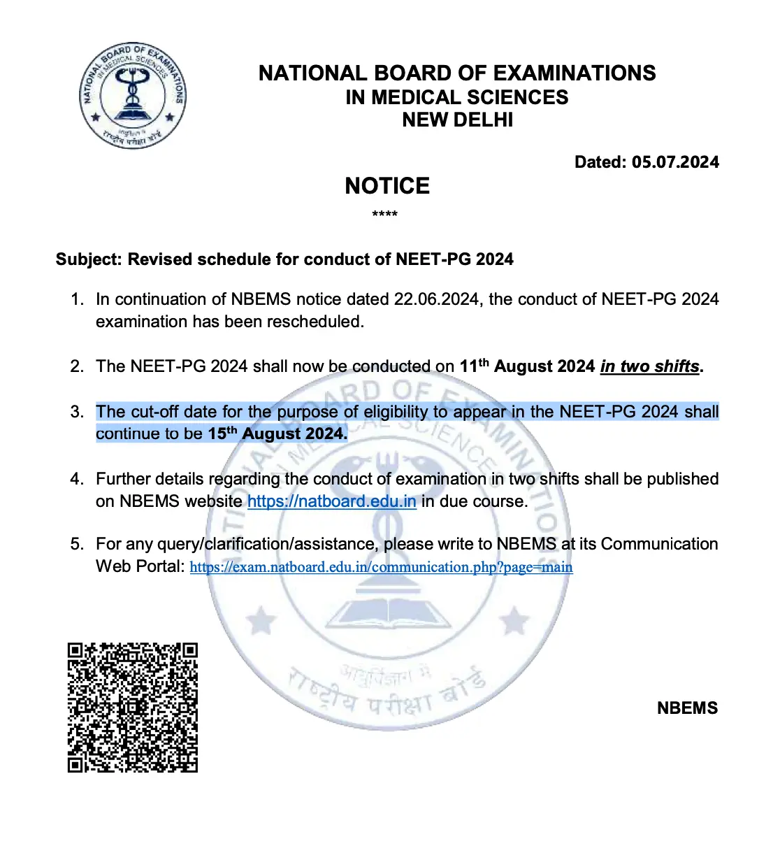 NEET PG 2024 New Exam Date Announced 