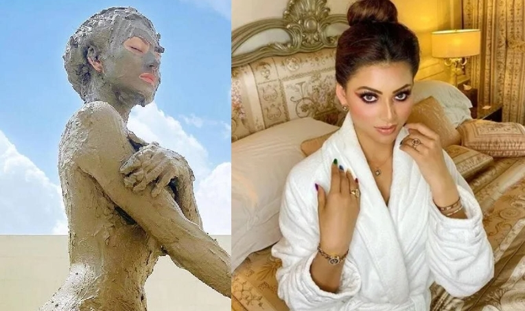 Urvashi Rautela Nude Mud bath goes Viral