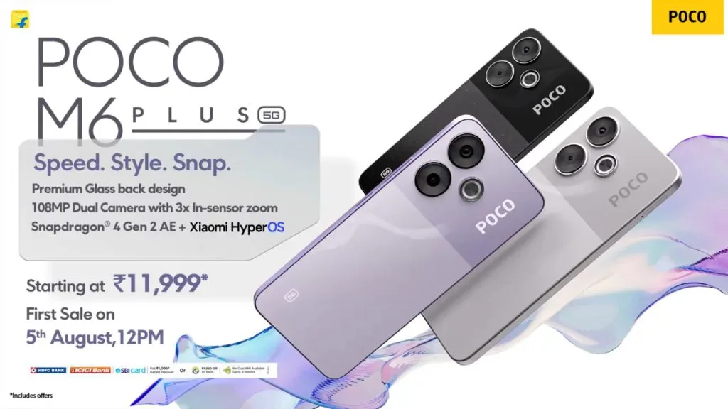 Poco M6 Plus 5G Smartphone Launched in India